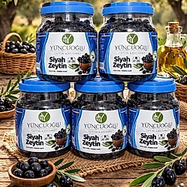 5 ADET TAŞ BASKI SİYAH ZEYTİN 900 GR(261-290)