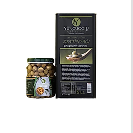 5 LİTRE YAĞ+ YEŞİL ZEYTİN( 700 gr)